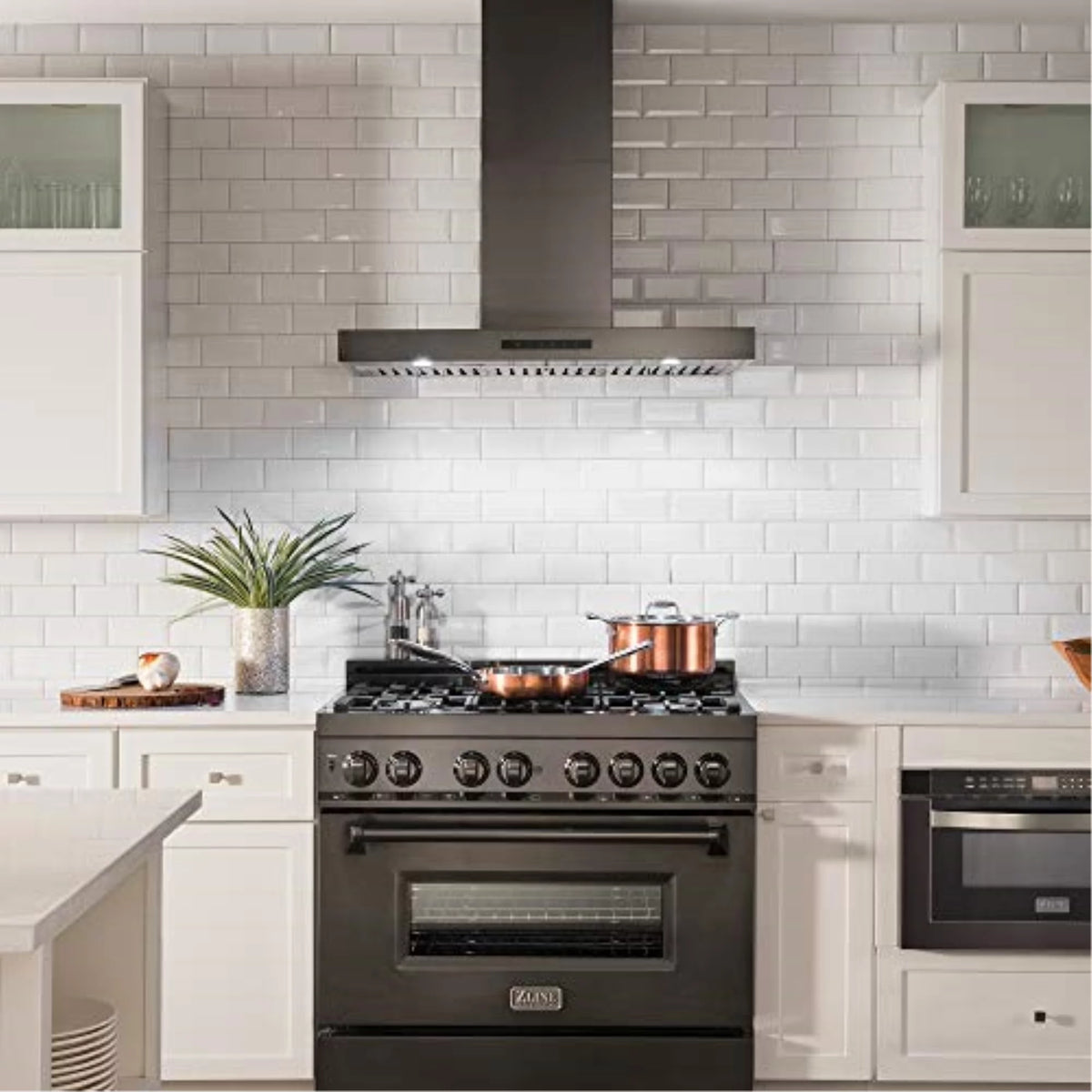30 in. Black Stainless Steel Wall Range Hood D9330