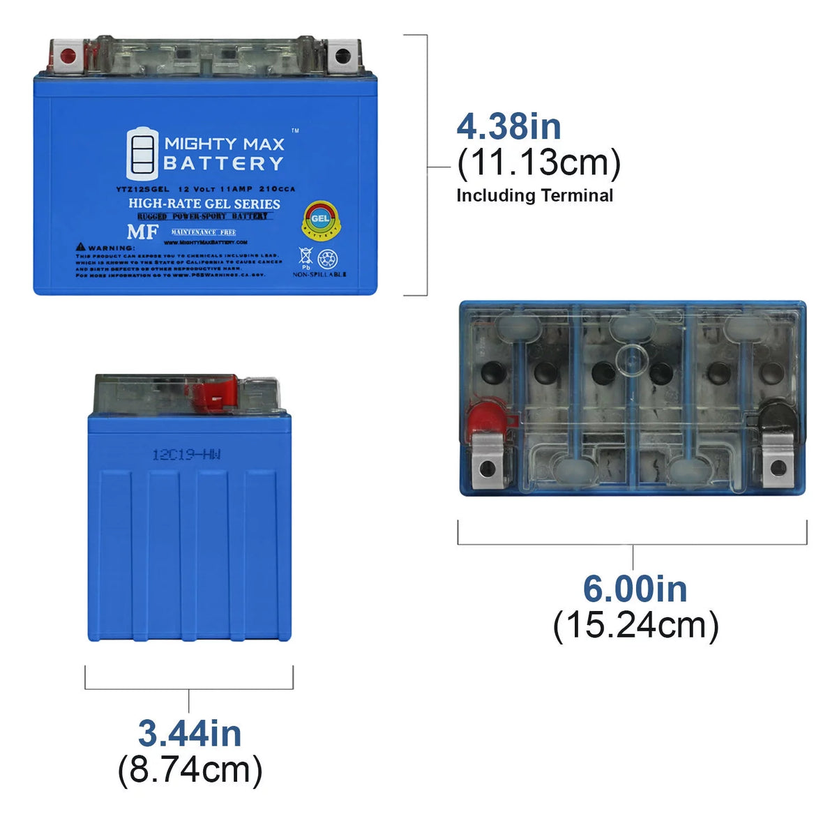 12V 11Ah GEL Replacement Battery 3 Pack V904642