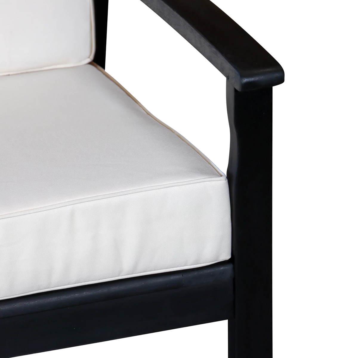 Eucalyptus Loveseat with Cream Cushions D123