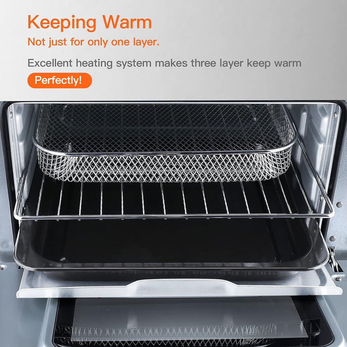 Air Fryer Toaster Oven Combo, 24 QT, 7-in-1, Dark Gray Q6368