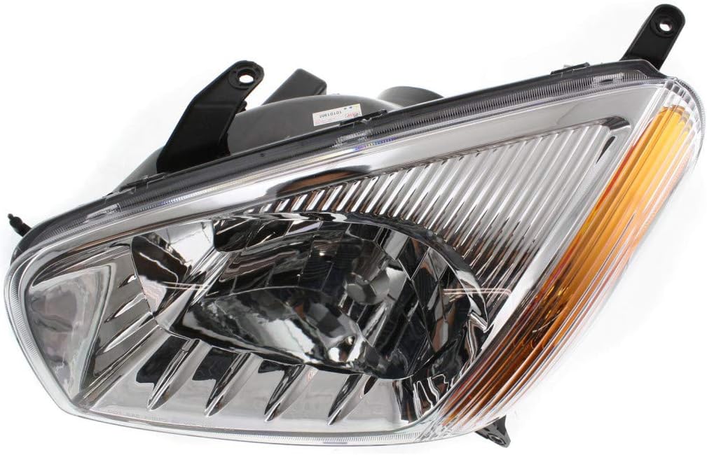 Chrome Bezel Headlight Assembly Driver Side R183
