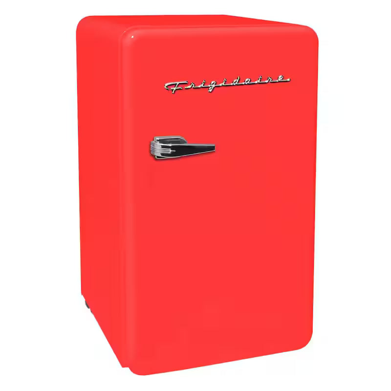 Retro Mini Fridge in Red with Freezer F168101