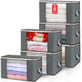 90L Foldable Clothes Storage Bags with Handles X7472