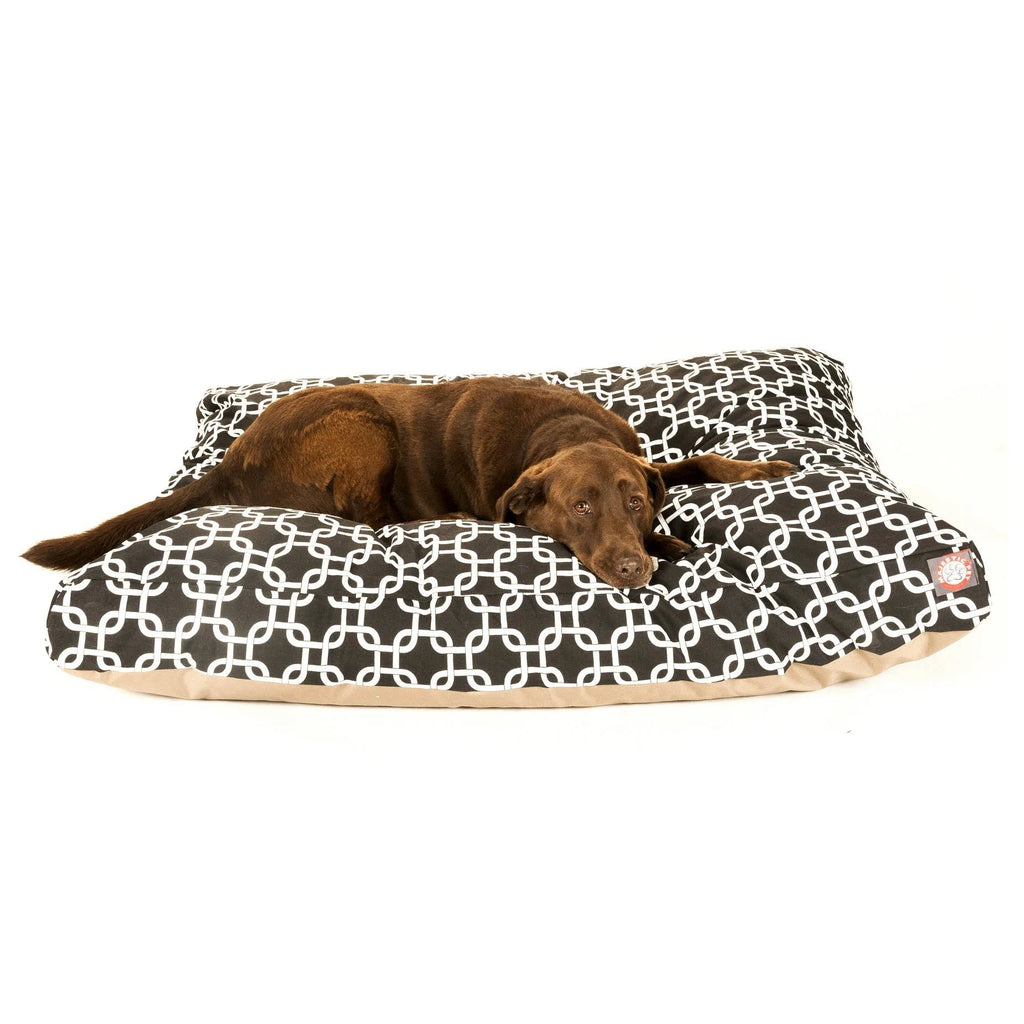 Black Rectangle Pet Bed E70455