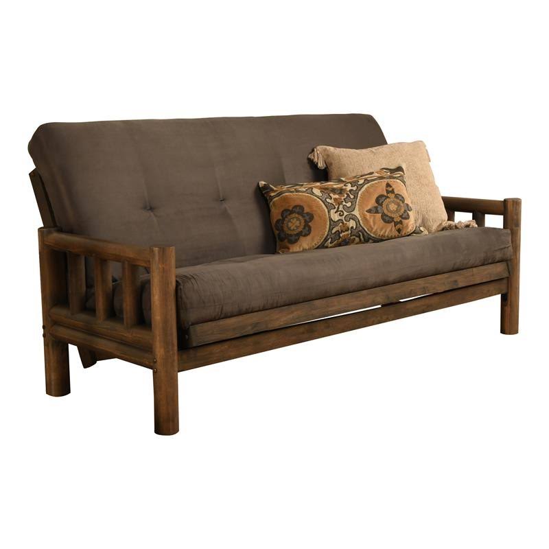 Lodge Frame Dresser with Suede Gray Mattress P24061