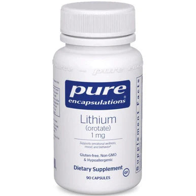Lithium Orotate 1 mg 90 Capsules M243594