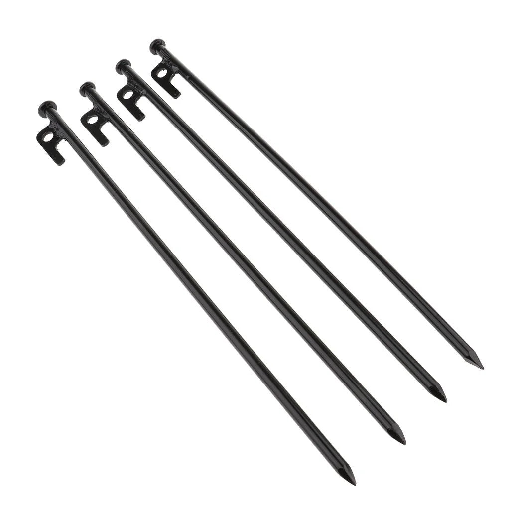 4 Pack Tent Stakes Peg Nails Camping Accessories 40cm P857