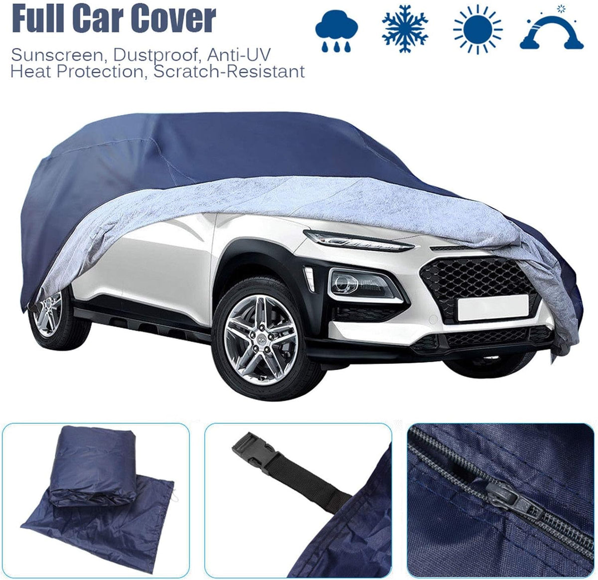 Blue Waterproof Car Cover X441282