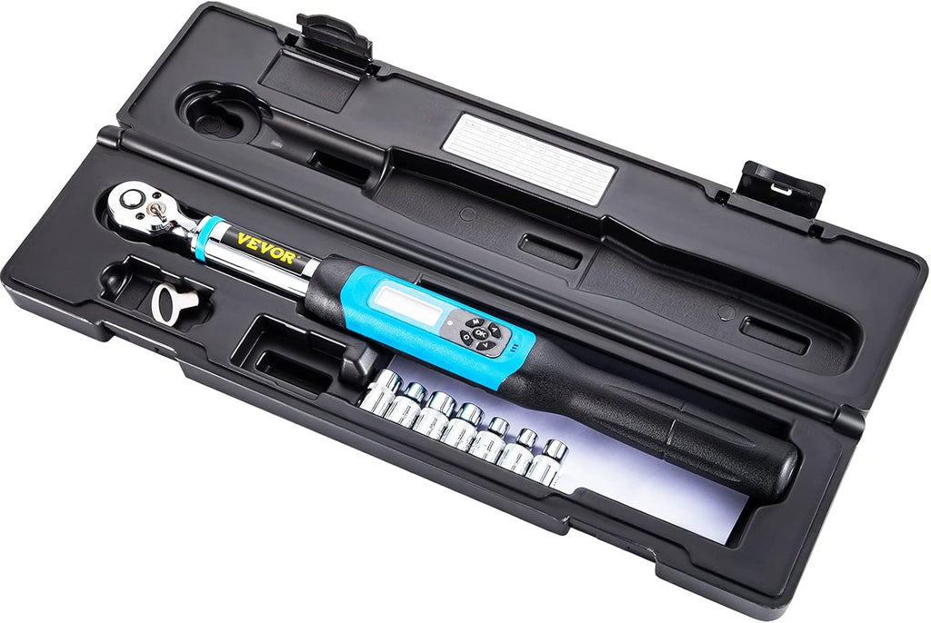 3/8 Drive Digital Torque Wrench with LED Display and Case J6507
