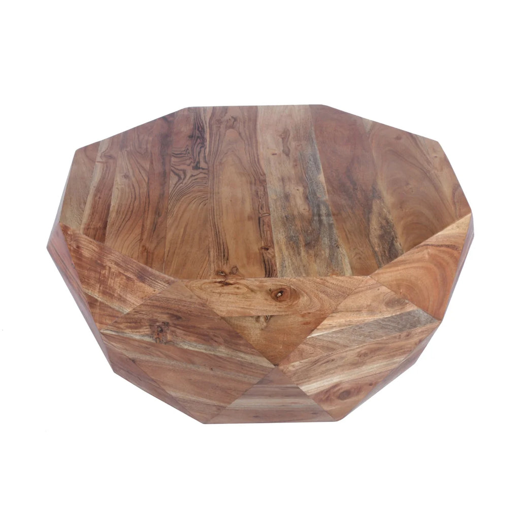 33 Inch Acacia Wood Coffee Table W5102
