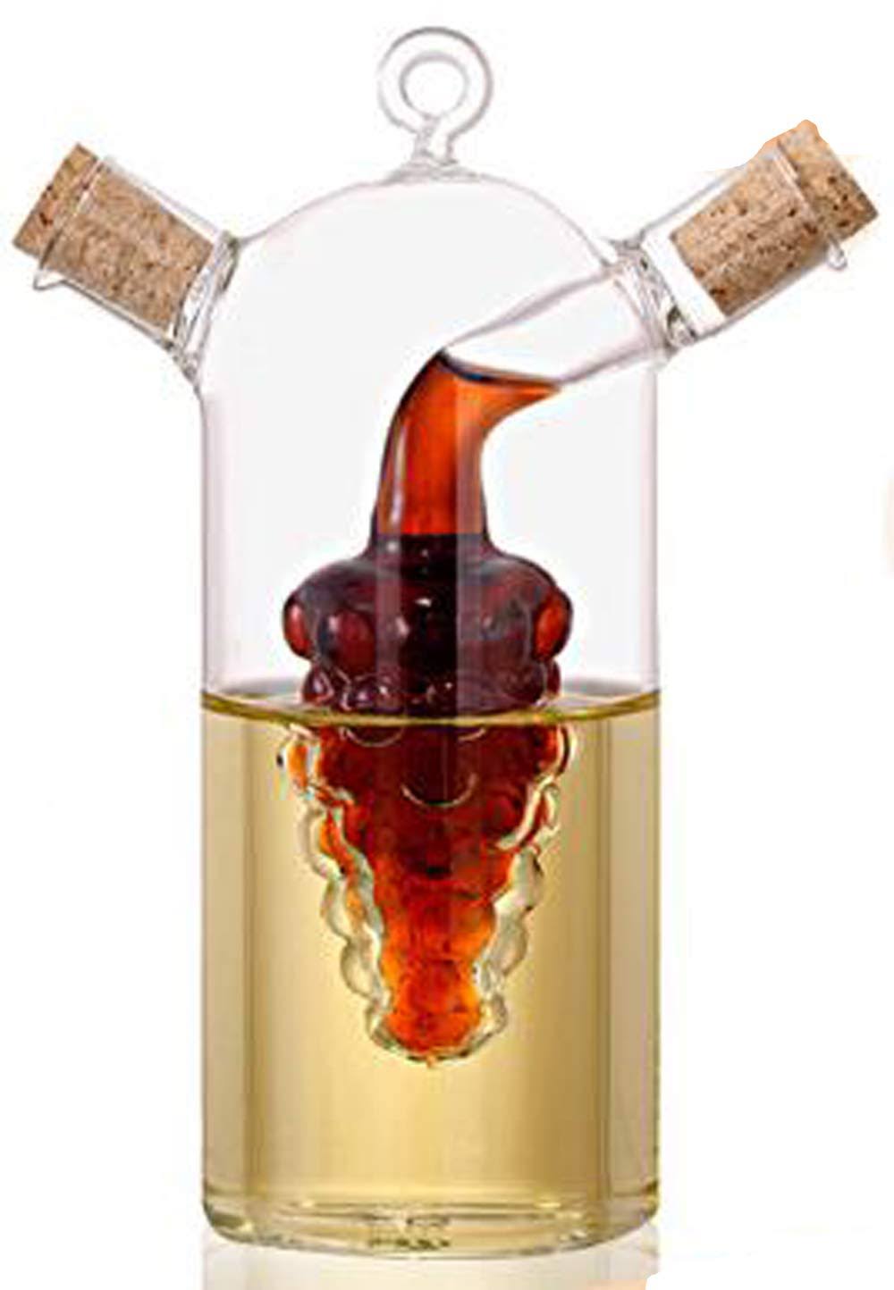 10 oz Hand-Blown Glass Oil and Vinegar Dispenser S215386
