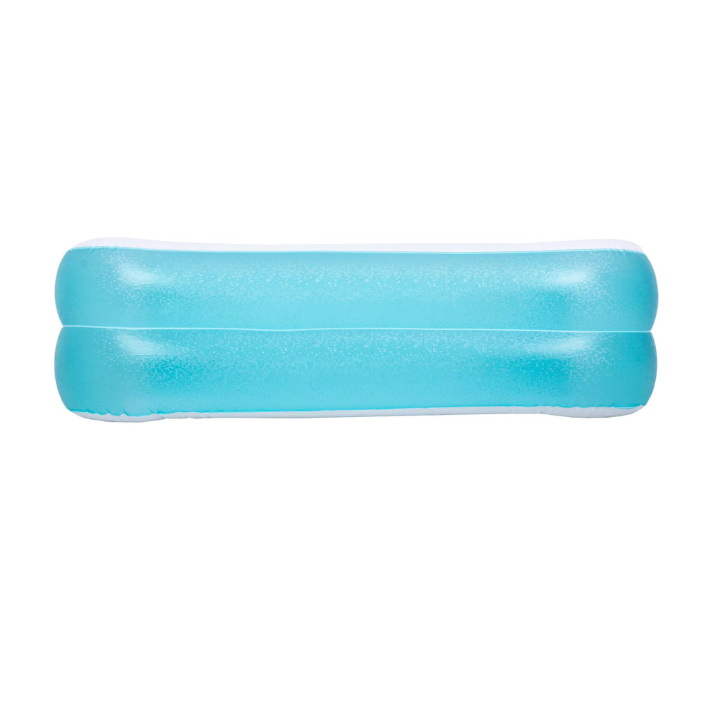Inflatable Blue and White 2-Ring Swimming Pool R873