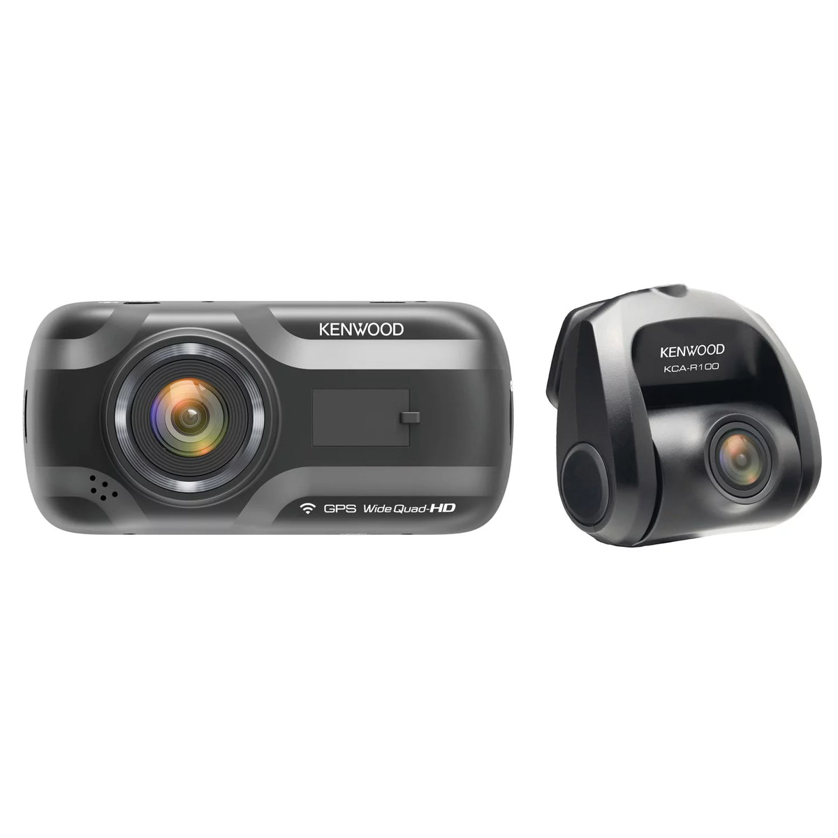 Dual-Camera Wide-Quad HD Drive Recorder with 3-Inch LCD K265
