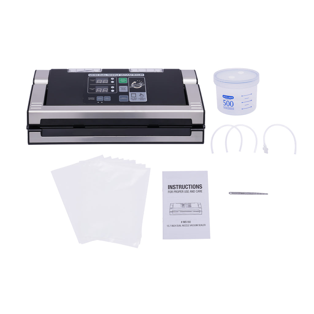 Double Pump Vacuum Sealer with 15.75'' Heater Bar O660