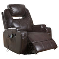 Brown Swivel Rocker Recliner J3169