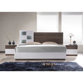 Walnut White Queen 5-Piece Bedroom Set D517143