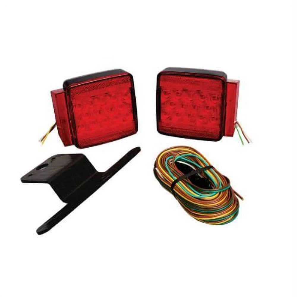 11" Red and Black LED Combo Trailer Light Kit S954866