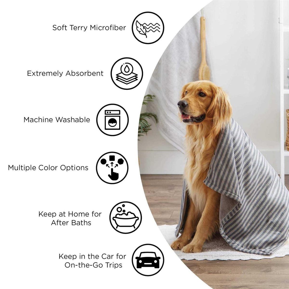 Microfiber Pet Towel J262