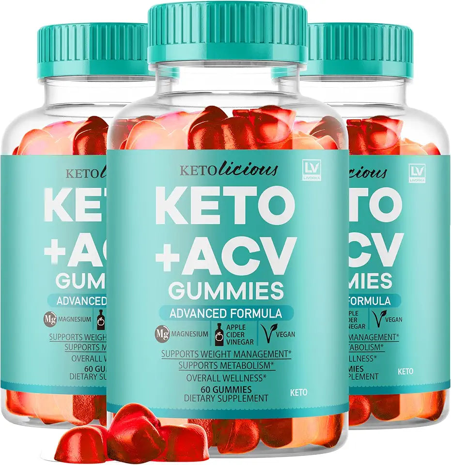 3 Pack 180 Gummies Keto ACV Gummies V736972