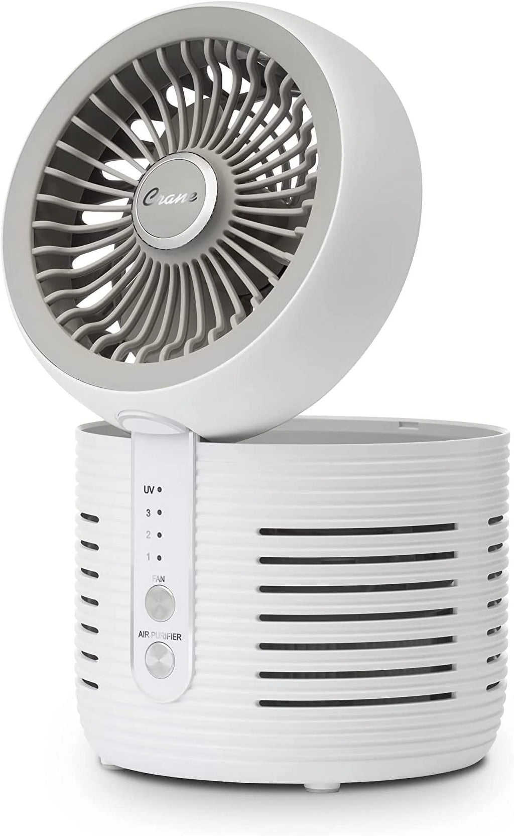 2-in-1 Air Purifier and Desk Top Fan HEPA White N706087
