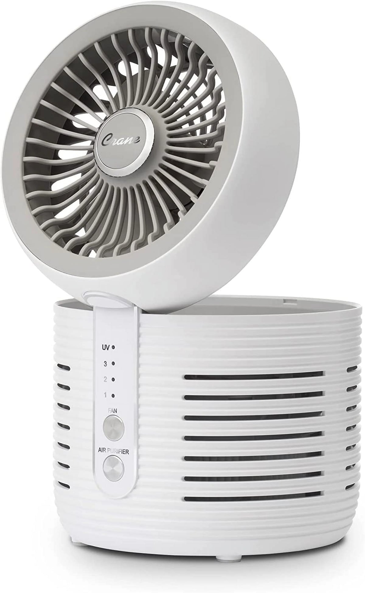 2-in-1 Air Purifier and Desk Top Fan HEPA White N706087
