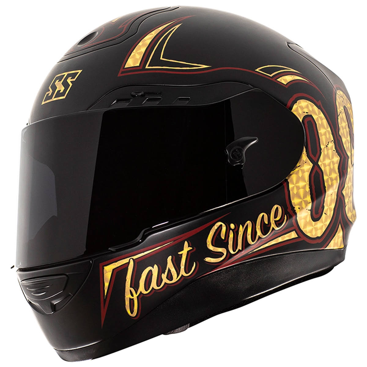 Black/Gold Helmet F888