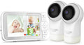 5 Video Baby Monitor with 2 Cameras, Night Vision W9127