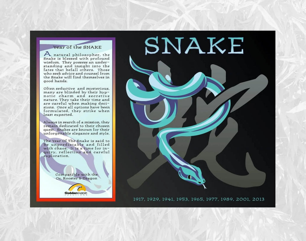 Chinese Zodiac Year of the SNAKE 6 Piece Gift Set A754582