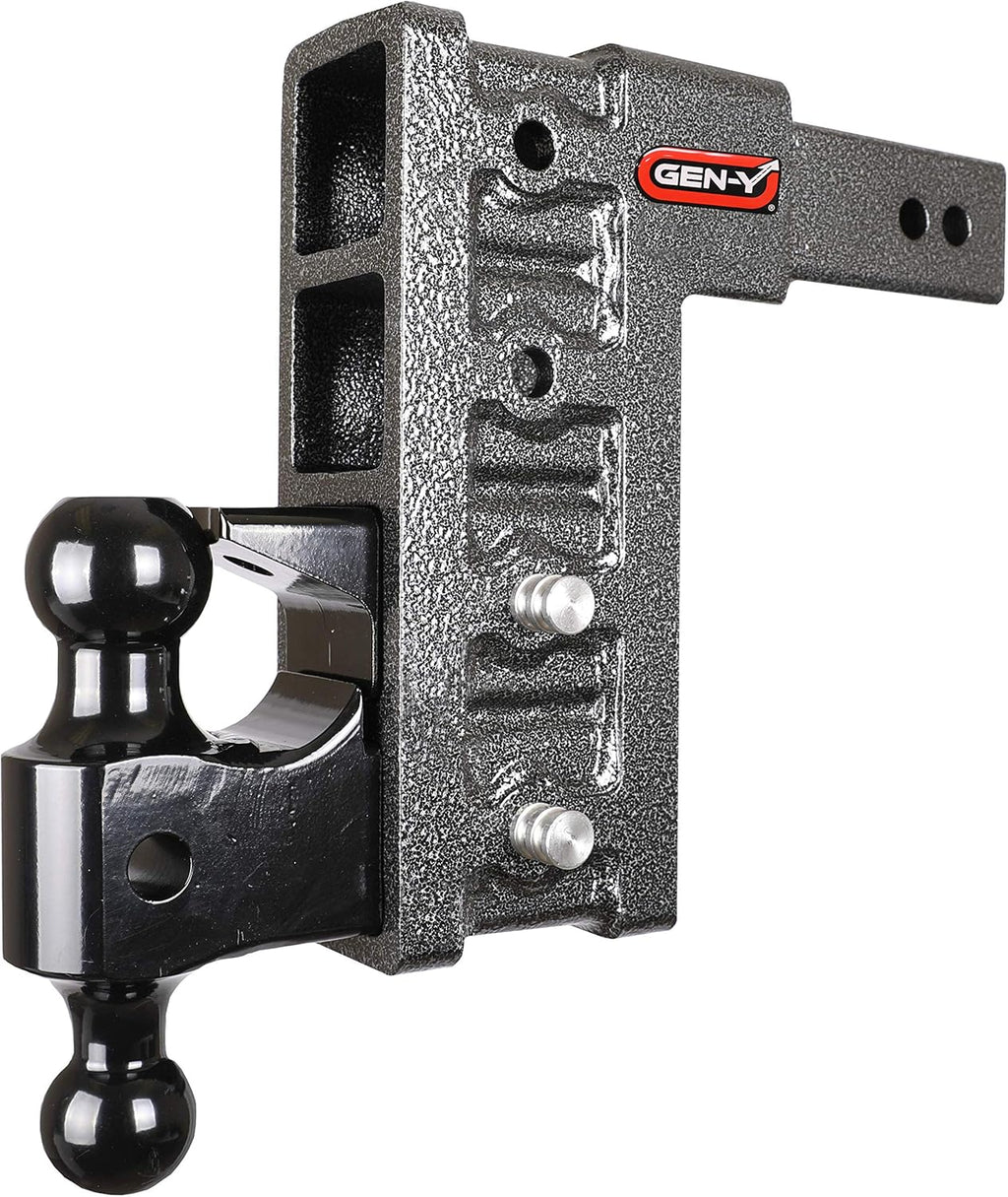 Drop Hitch 3" Receiver Class V 32,000lb Towing Hitch with Dual Hitch Ball, Pintle Lock & 2 3/4" Hitch Pins N1581