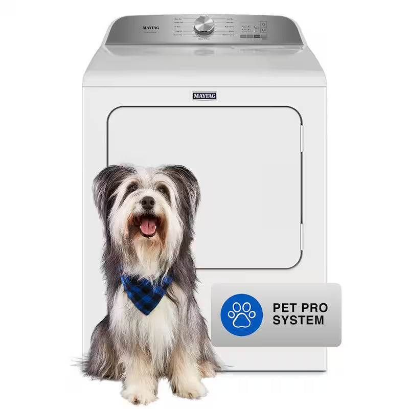 7.0 cu. ft. Vented Electric Dryer in White U7865