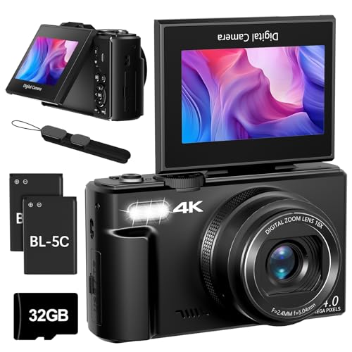 4K 64MP Digital Camera with 18X Zoom X718464