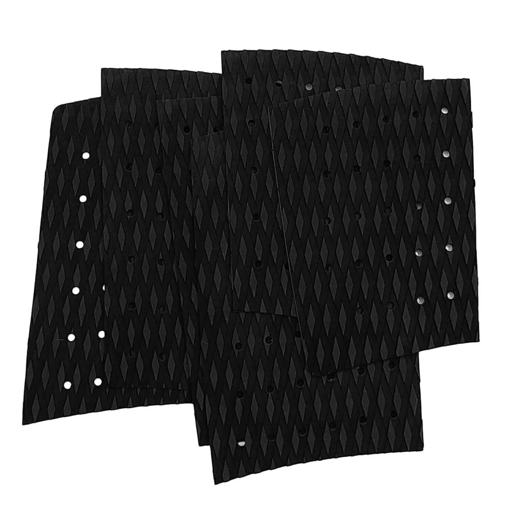 6Pcs Black EVA Surfing Front Foot Traction Pad Deck Grip R9485