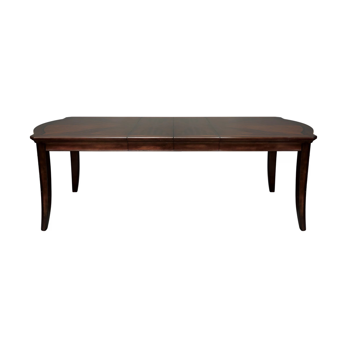 Cherry Finish 7pc Wood Dining Set with Extension Leaves I5168