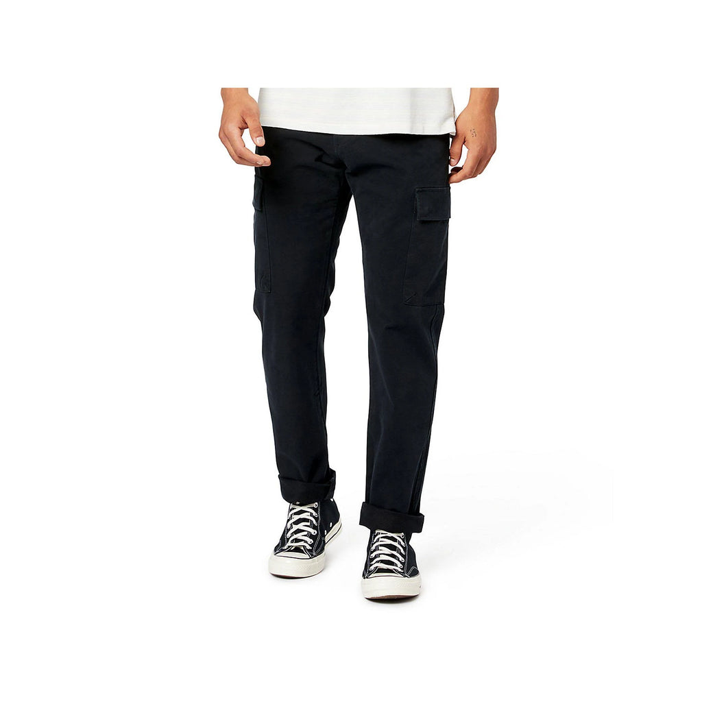 Men's Straight Fit Cargo Pants, Size 34 x 30, Black N959