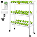 3 Layer 54 Plant Sites Hydroponic Grow Kit with Water Pump and Timer K901018