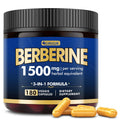 Berberine 1500MG Vegan Non-GMO 180 Capsules D923