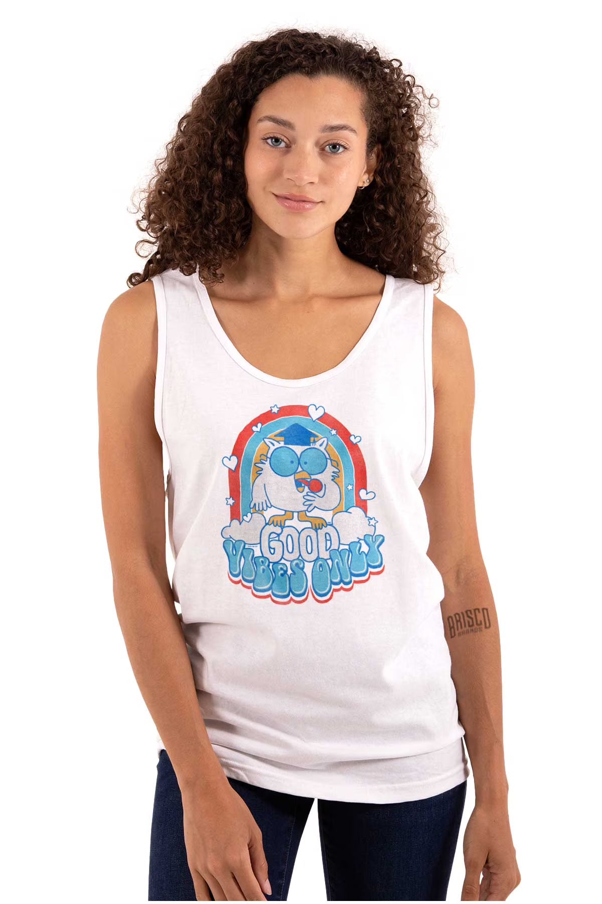 Vintage Owl Quote Tank Top C656
