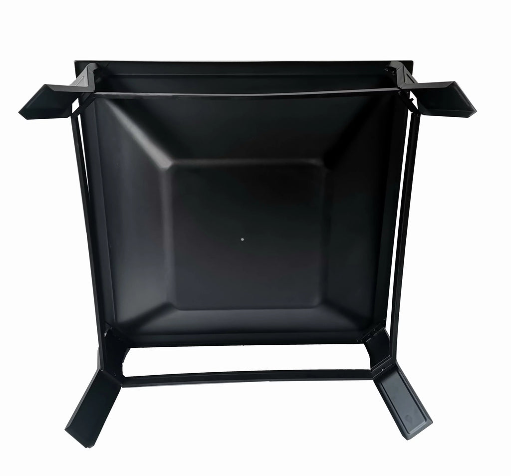 Square Wood Burning Fire Pit with Mesh Screen Z706
