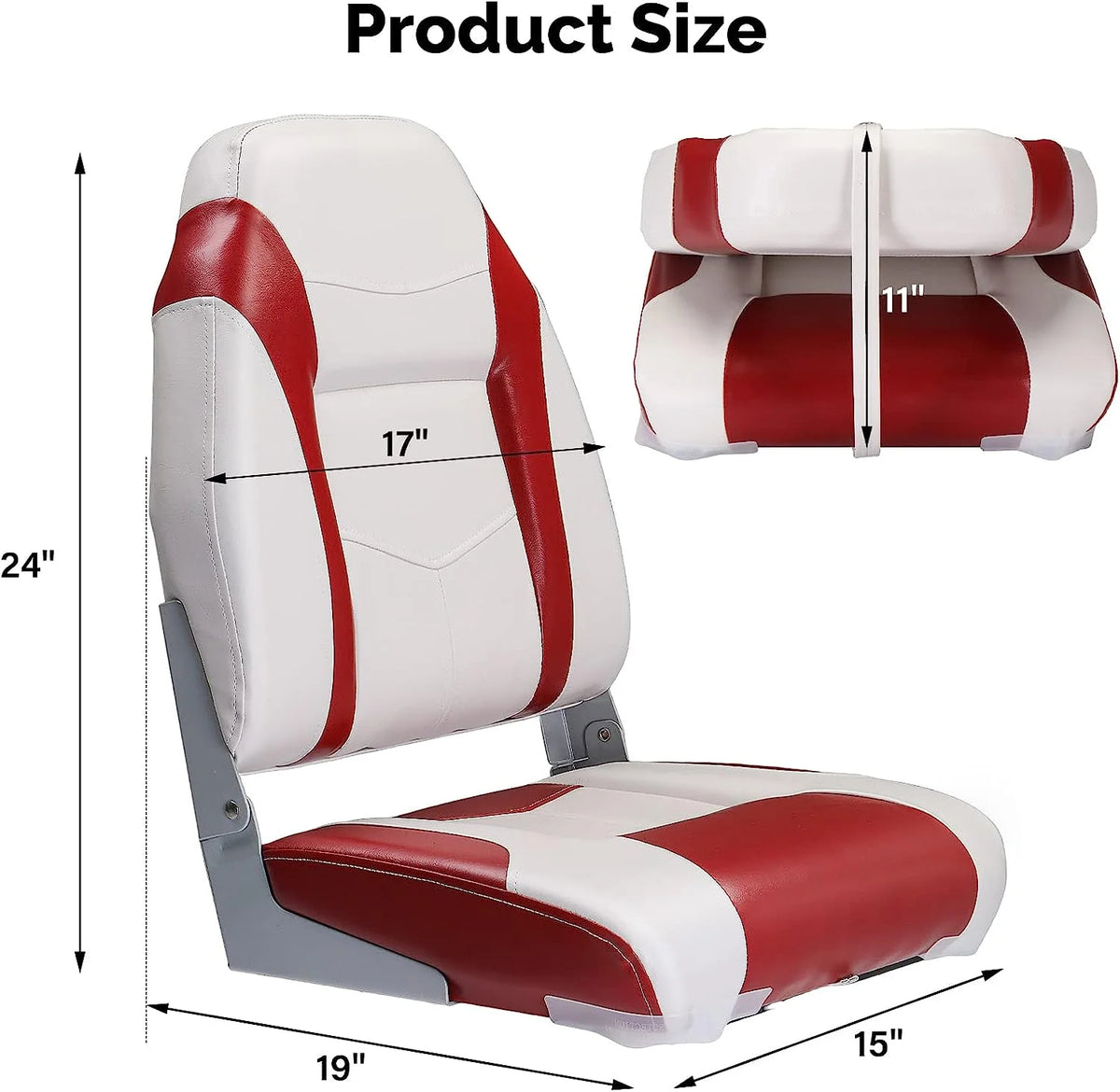 Folding Boat Seats 2 Pack Waterproof D51451