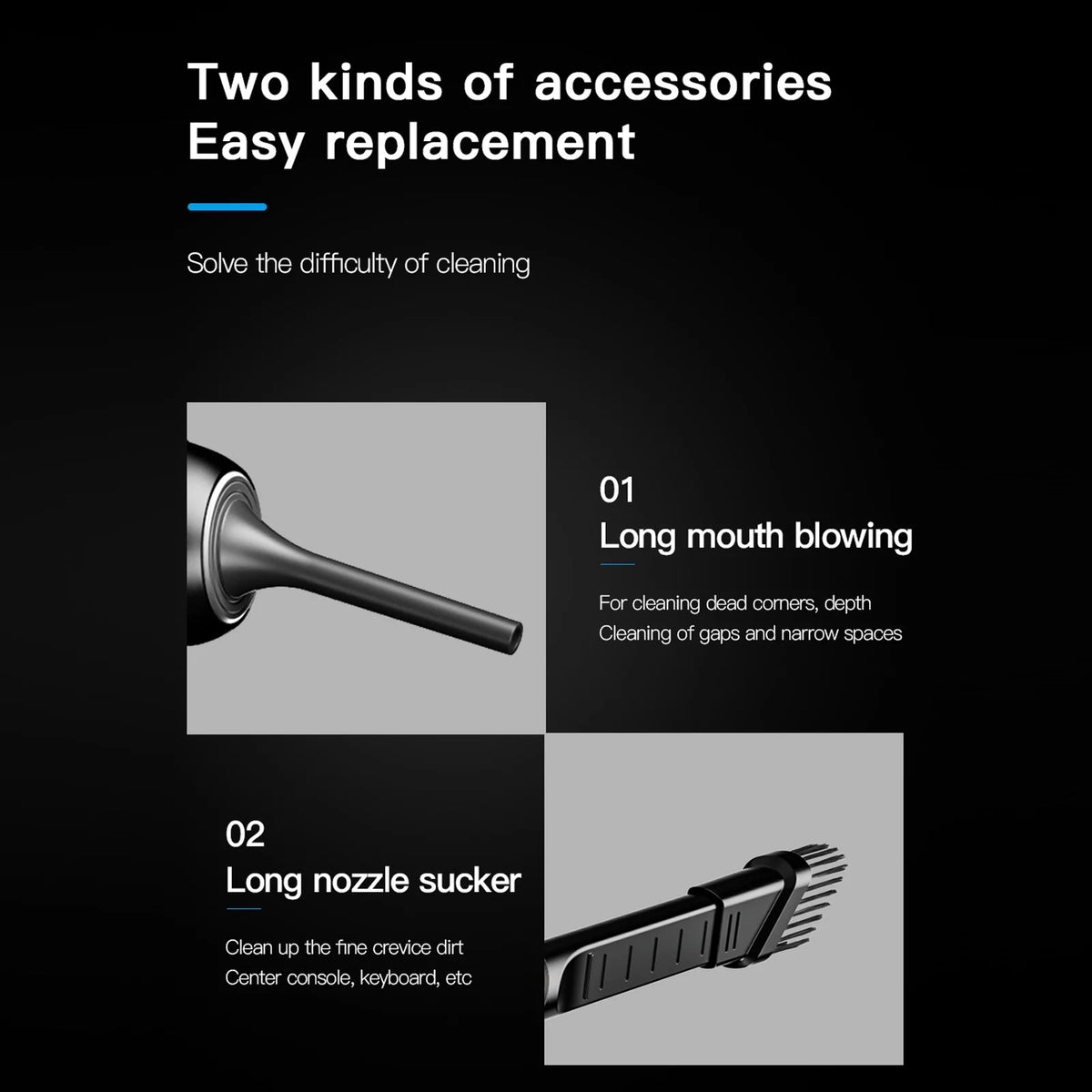 Cordless Car Wireless Vacuum Cleaner H444
