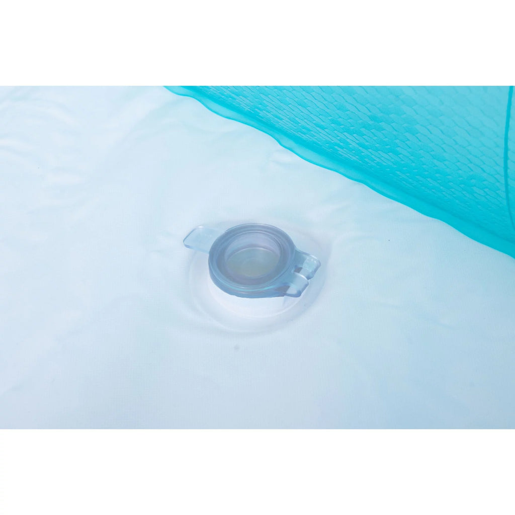 Inflatable Blue and White 2-Ring Swimming Pool R873