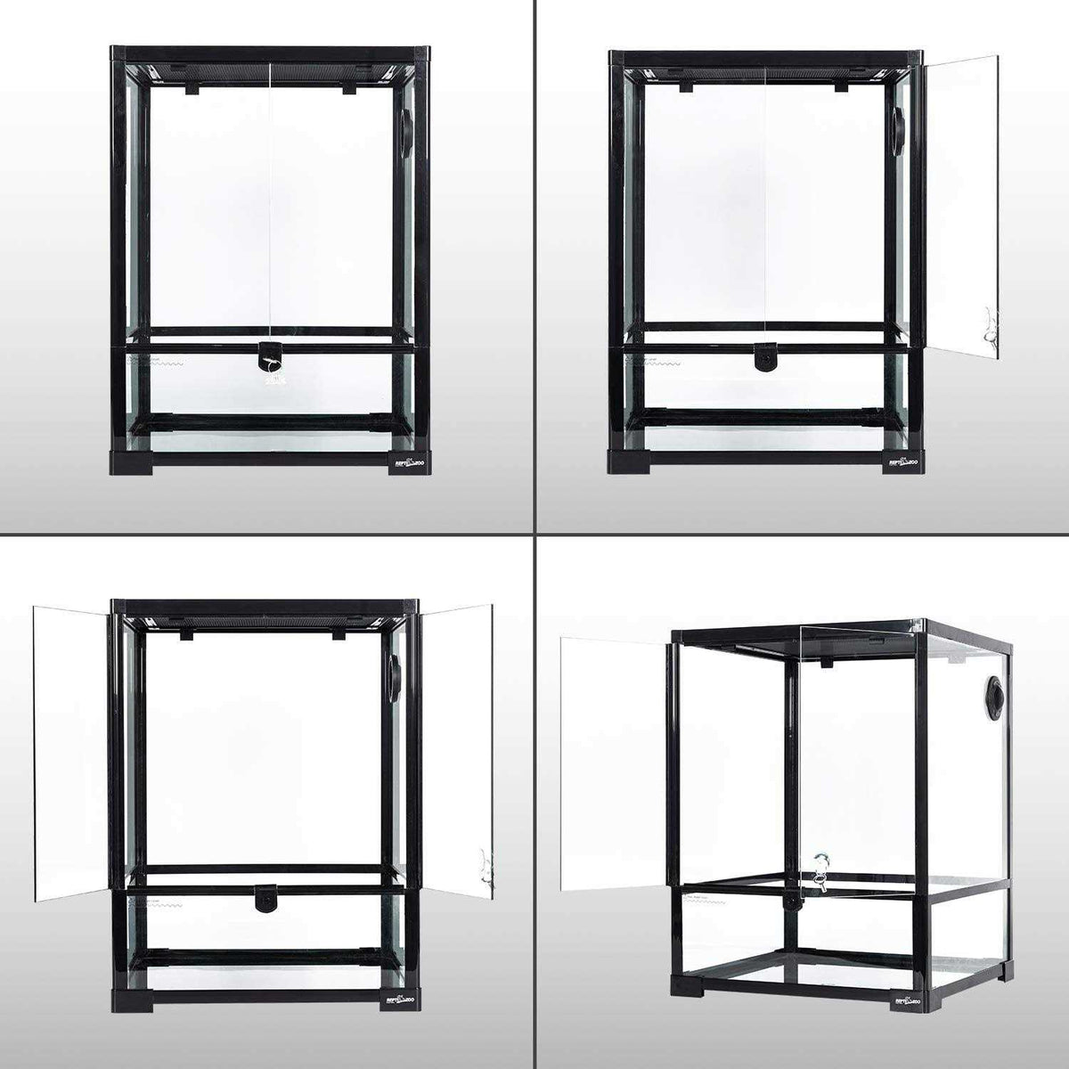 Reptile Glass Terrarium 18 x 18 x 24 Front Opening G2640