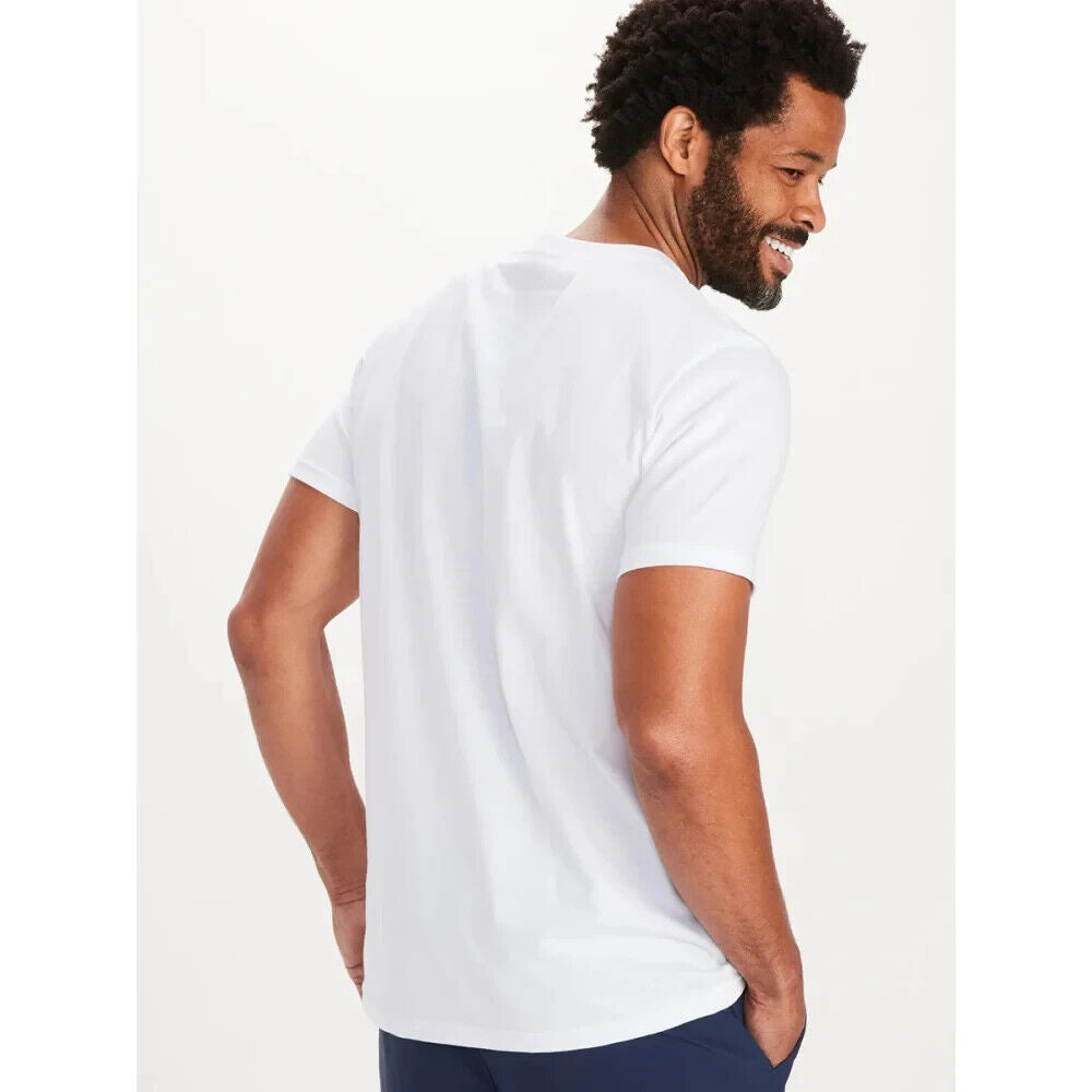 White Organic Cotton Short-Sleeve Graphic Tee D903