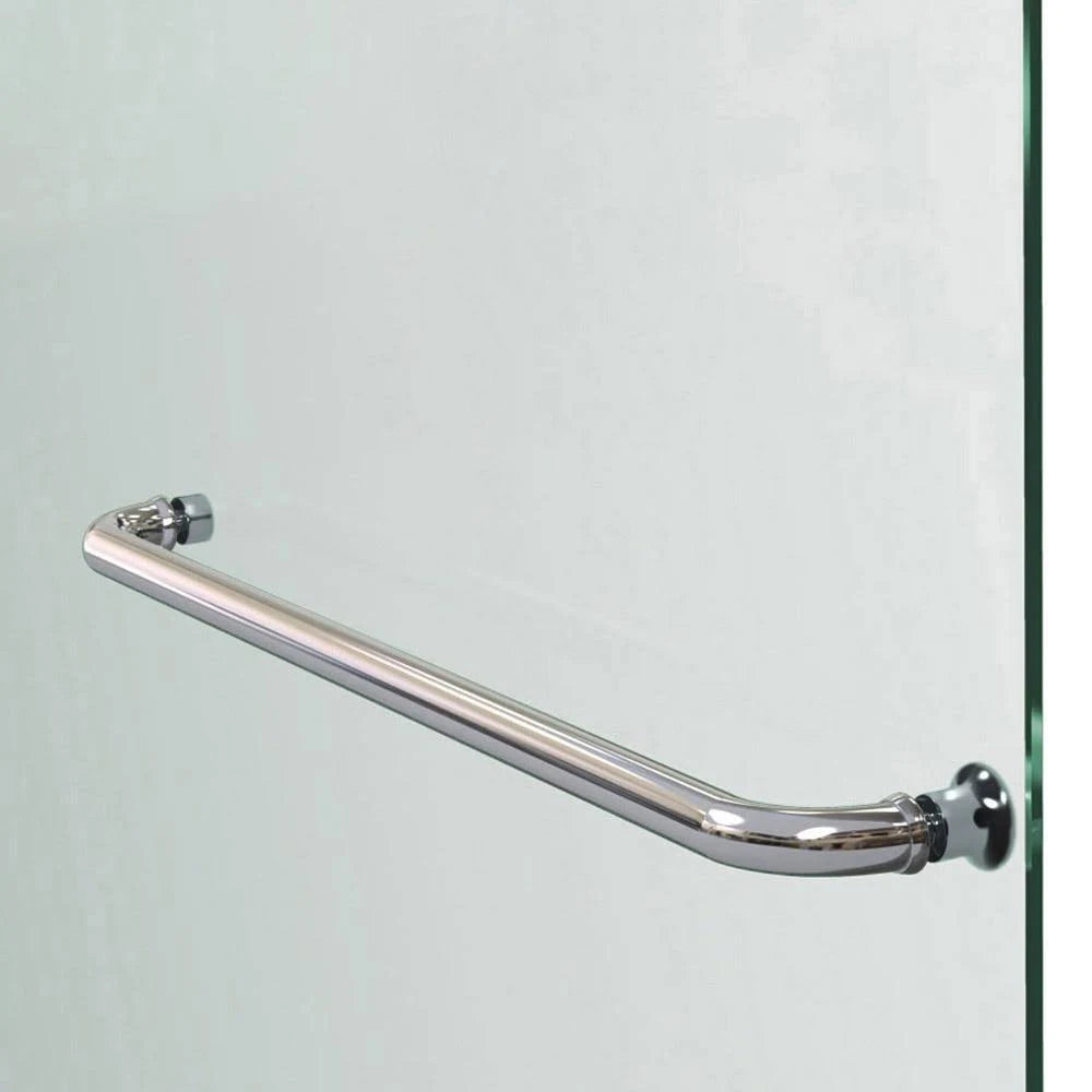 Frameless Shower Door in Brushed Nickel Q700744
