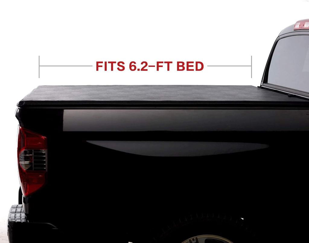 Soft Roll Up Tonneau Cover with Rails and Mounting Hardware Z200