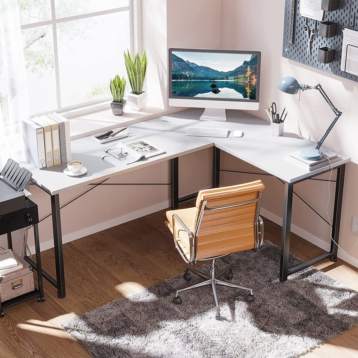 50" L Shaped Computer Desk A501783