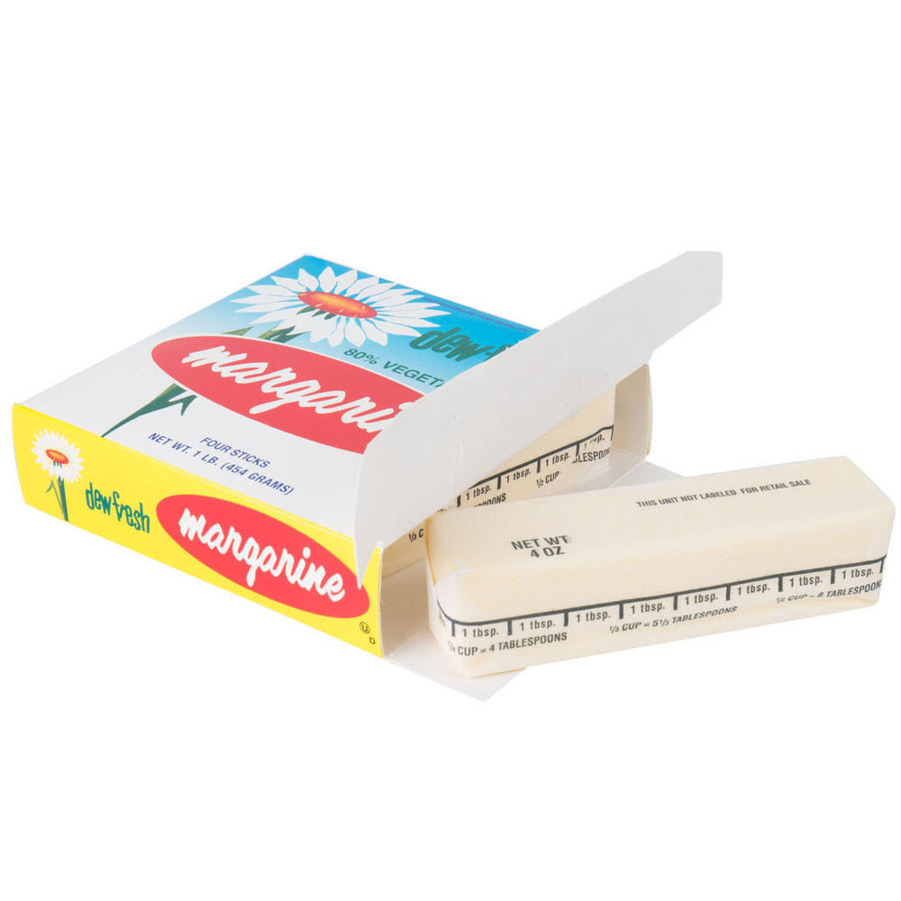 80 Percent Vegetable Oil Margarine Quarters - 30 per CASE J3148