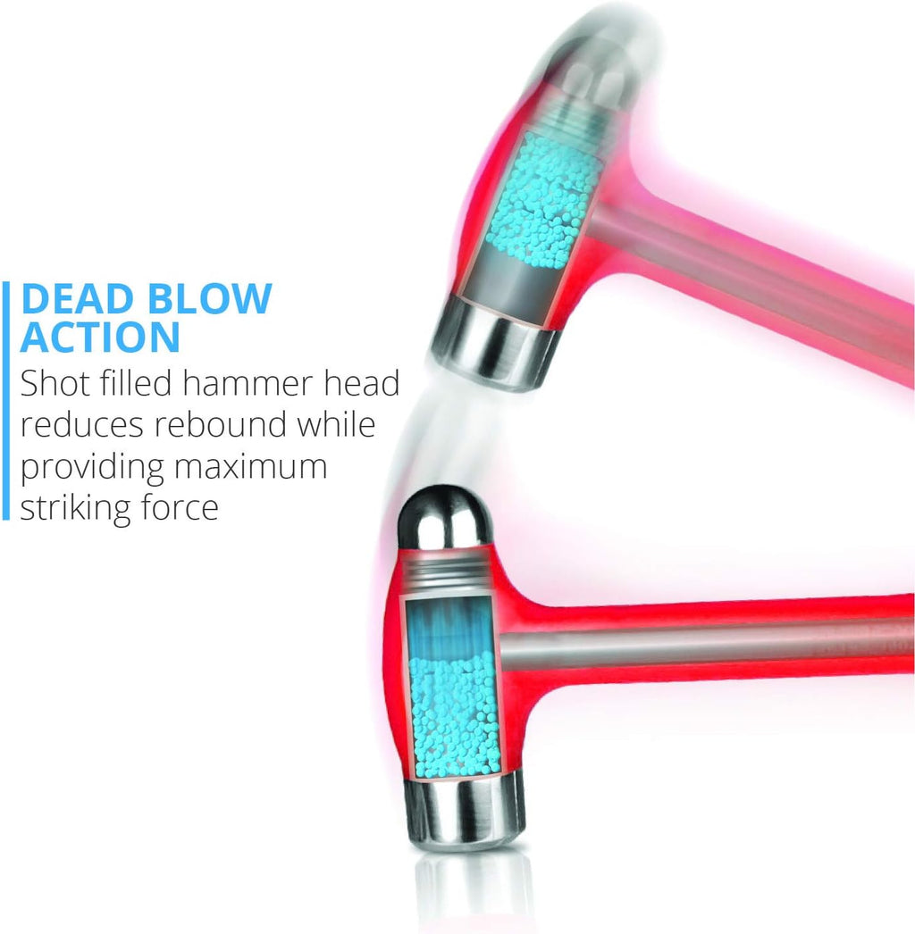 Dead Blow Ball Peen Hammer, 36 oz Pack of 2 H807128