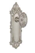 Victorian Door Knob, Satin Nickel W4211