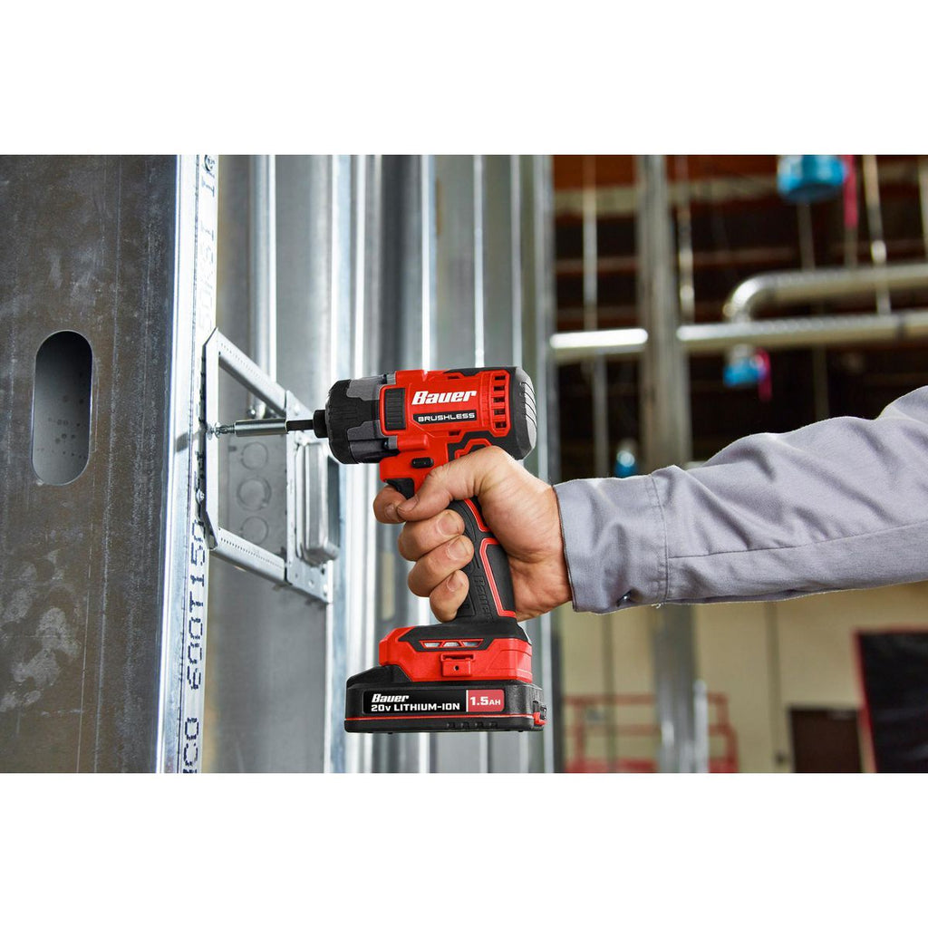 20V Brushless Cordless 1/4 in. Hex 3-Speed Impact Driver Kit S6016